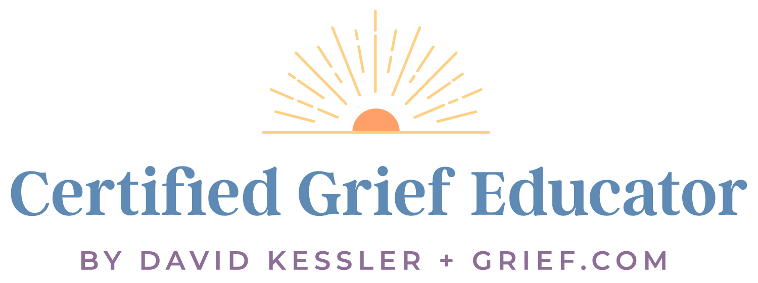 Logo Certified Grief Educator by David Kessler